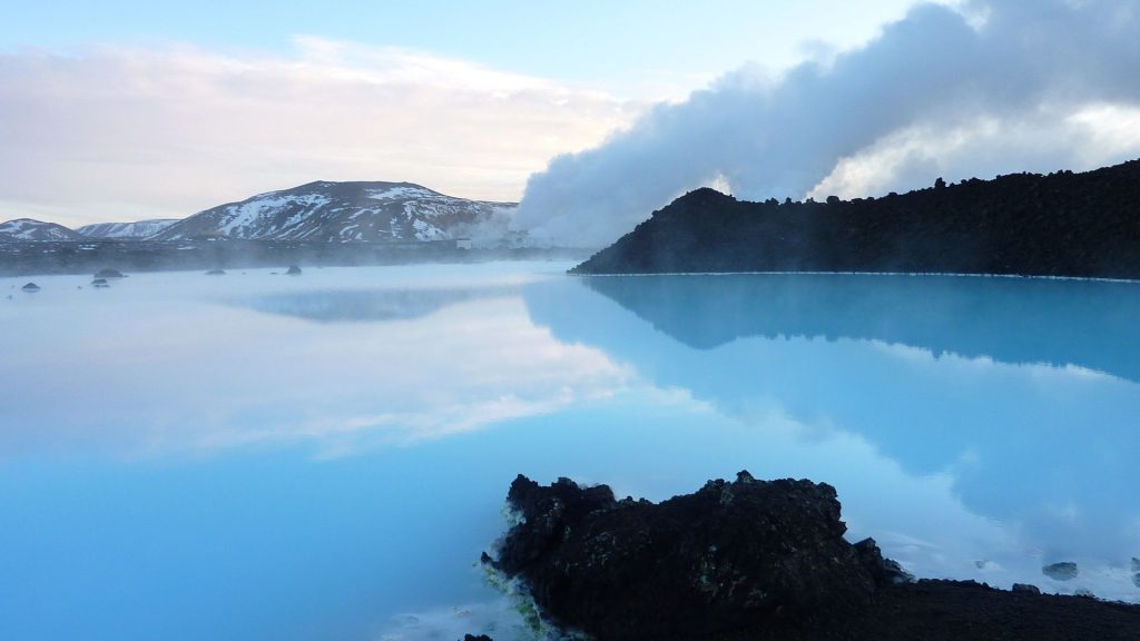 Laguna azul, Islandia